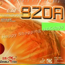 Двойной рыбы 820a(820, 820-a) средний пункты-out настольный теннис/пинг-понг верхний лист(Резина без губки