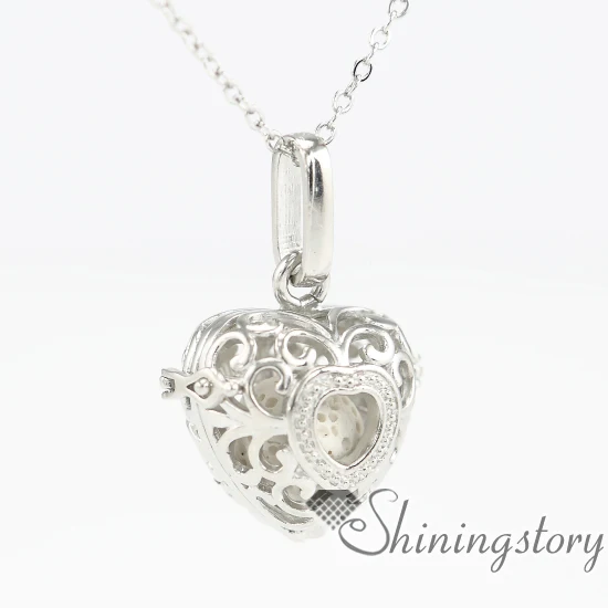 

heart metal volcanic stone aromatherapy necklace locket charms oval locket necklace diffuser jewelry for essential oils
