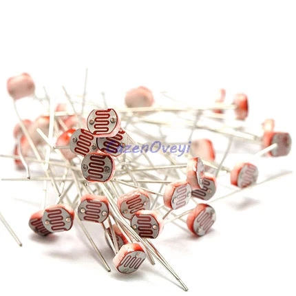 

20pcs/lot 5516 5537 5528 5549 5539 light dependent resistor photoresistor resistor photosensitive resistance