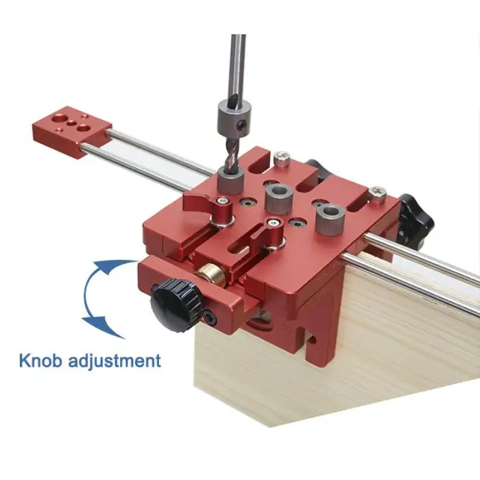 Новейший 3 в 1 деревообрабатывающий буровой локатор позиционер из алюминиевого сплава прочные инструменты Регулируемая направляющая
