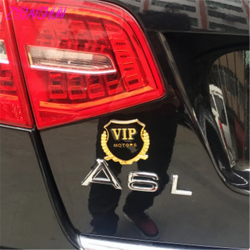 3D Металлические автомобильные стикеры VIP для автомобилей Kia Rio K2 K3 K5 K4 Cerato Soul Forte