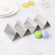 Волновой формы из нержавеющей стали держатели Тако Мексиканская полка для еды 2-4 Твердые раковины стенд Nov20 и Прямая поставка