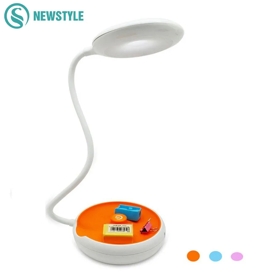 DC5V 500mA Führte schreibtischlampe protable 3 modelle helligkeit nachtlicht gewicht tischlampen für kinder