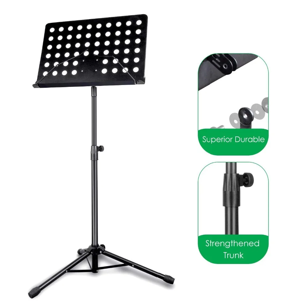 

GECKO Music Stand, Sheet Music Stand, Professional Collapsible Music Stand Perfect for Music Sheet.