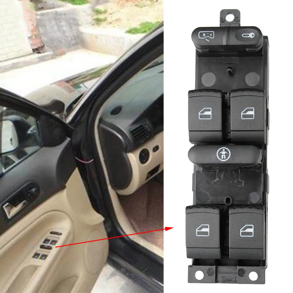 Prix pour 1 PCS Commutateur De Fenêtre Pour VW 99-04 GTI De Golf 4 Jetta MK4 BORA BEETLE Passat B5 B5.5 Maître Commutateur de Commande de Vitre Bouton Prix pour 1 PCS Commutateur De Fenêtre Pour VW 99-04 GTI De Golf 4 Jetta MK4 BORA BEETLE Passat B5 B5.5 Maître Commutateur de Commande de Vitre Bouton