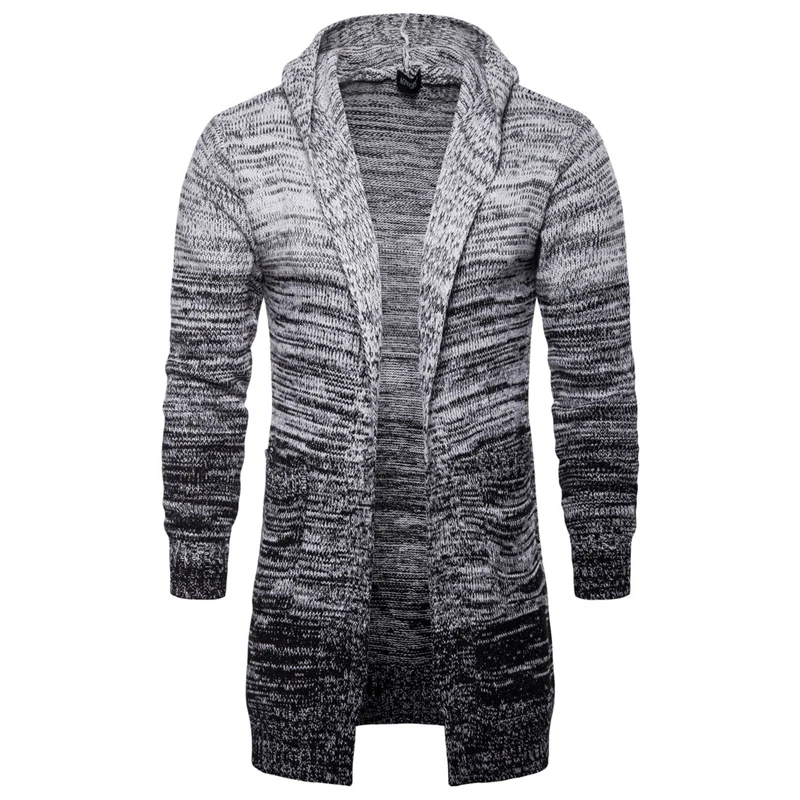Sweater male winter long cardigans male mens sweaters 2018 christmas jumper for men winter warm sweaters for men KK2713