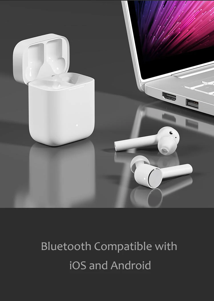Stock Xiaomi Air TWS Headset Bluetooth True Wireless Stereo Sport Earphone ANC Noise Cancelling Smart Touch Bilateral Call Earphone (10)