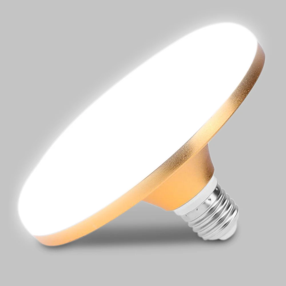 DONWEI энергосберегающий E27 Светодиодный светильник 15 Вт 18 Вт 36 Вт 50 Вт SMD 2835 плоский светодиодный светильник высокой мощности 220 в E27 НЛО светодиодный потолочный светильник