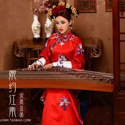 Gong Luan Xiao дворцовый замок Lian Cheng Qing Dynasty костюм принцессы деликатная вышивка высокое качество Qifu женский костюм