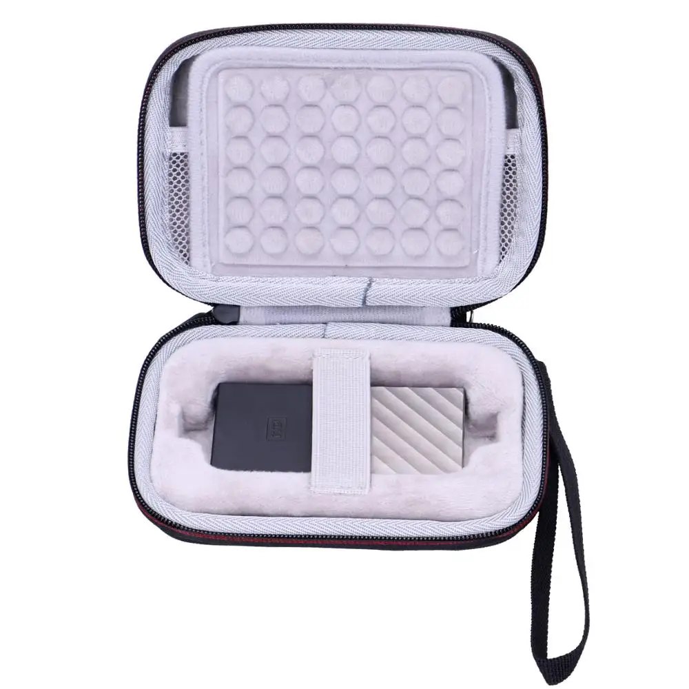 

LTGEM EVA Waterproof Shockproof Carrying Hard Case for WD Passport SSD Portable Storage 1TB/2TB/256TB/512TB-USB 3.1