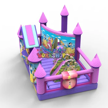 

snow white inflatable bouncer castle