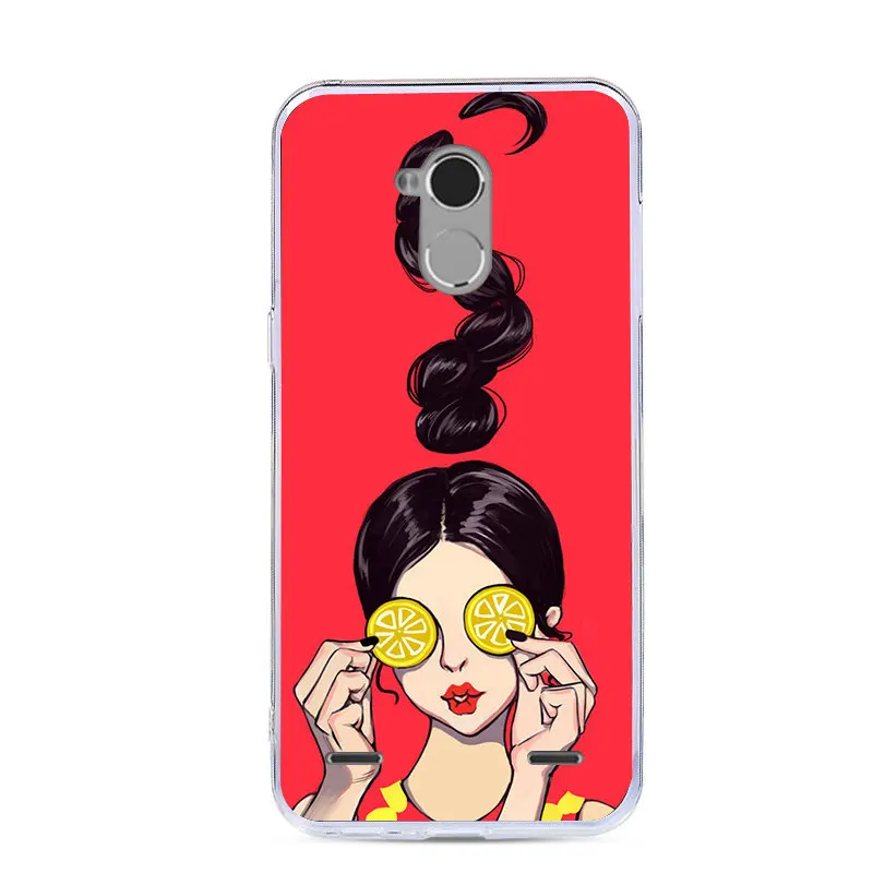 J&R Print Case For ZTE Blade V7 Lite Soft TPU Cover Silicone For ZTE V8 V7 V9 Vita MINI Pro Cases Cartoon Animals Flower