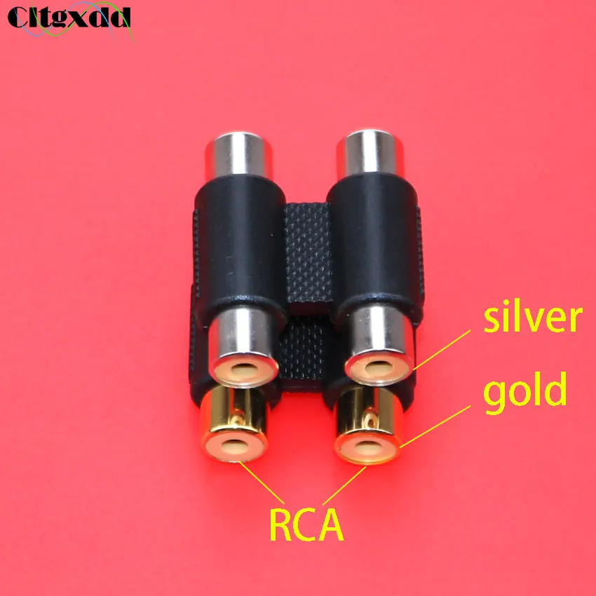 Соединительная муфта cltgxdd с двойным RCA разъемом переходник одного гнездо-гнездо