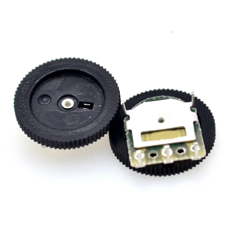 Dial potentiometer single joint B102 1K 16 * 2MM singing gear potentiometerin Potentiometers