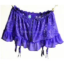 Женская Сексуальная Вышивка Прозрачная Кружевная Цветочная оборка подол пояс с резинками подтяжки с прикрепленным Т-образным ремешком нижнее белье