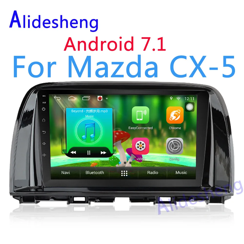 Android 7.1 car dvd player for Mazda CX5 CX 5 2012 2013 2014 2015 1024*