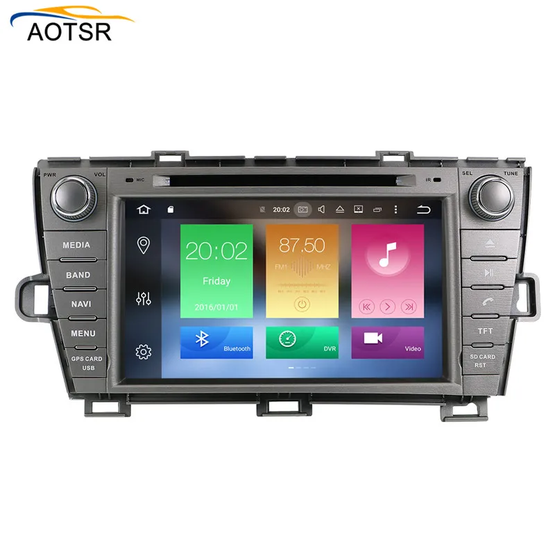 Best IPS 7" Android 8.0 Car DVD multimedia Player head unit For Toyota Prius 2009 2010 2012 2012 2013 Car Radio stereo GPS navigation 5