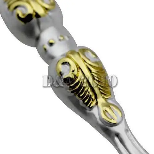 

160mm New Antique IVORY Gold plated Cabinet Cupboard Door Drawer Pull handle