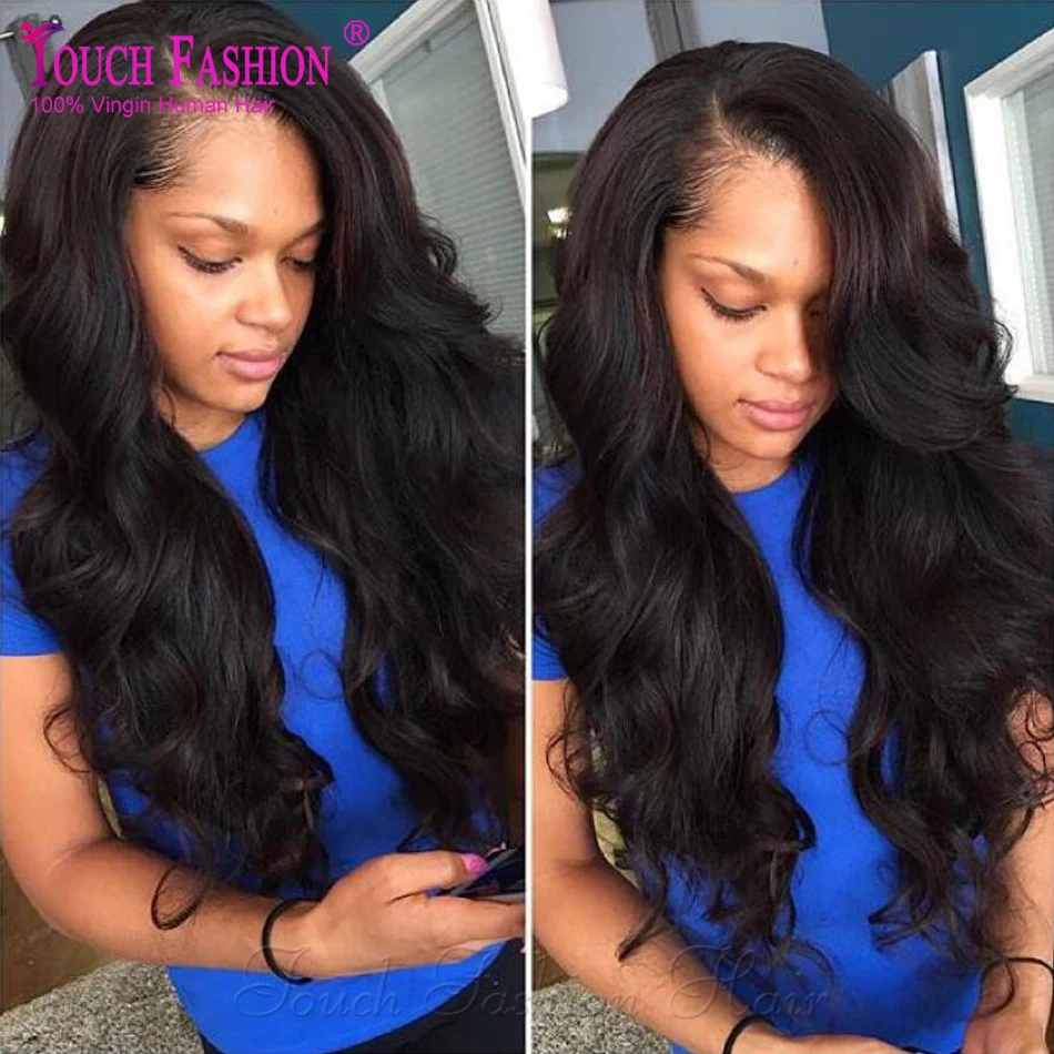 8A Quality Body Wave Full Lace Human Hair Wigs Virgin Brazilian 180 Density Full Lace Wig Unprocessed Glueless Front Lace Wigs