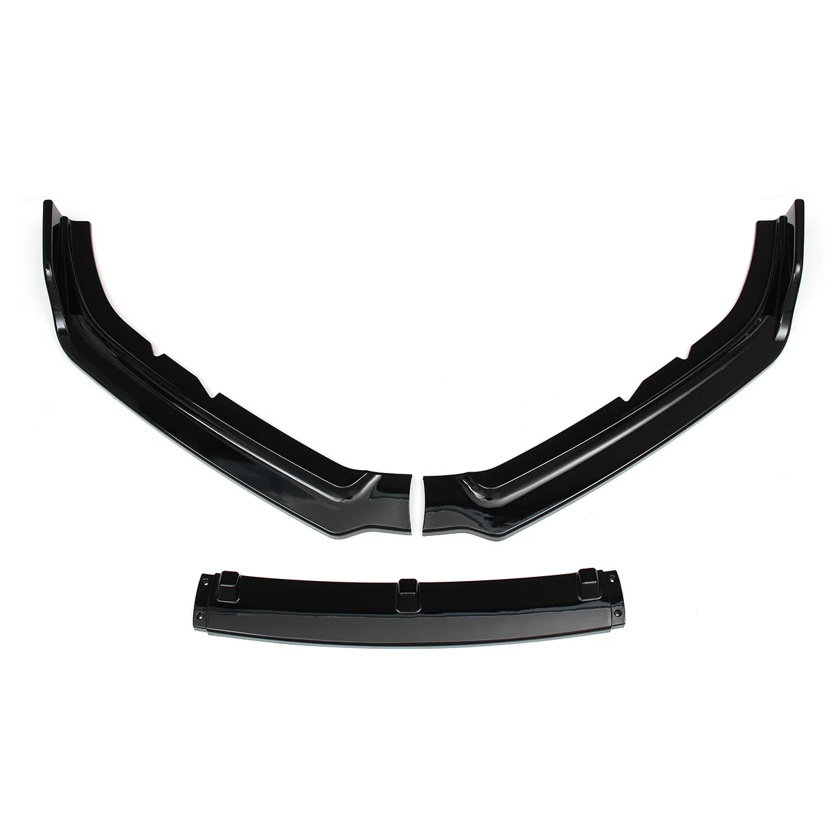 

3Pcs Car Front Bumper Under Diffuser Protector Shovel Lip Spoiler Crashproof Glossy Black For Chevrolet For Cruze 2017 2018
