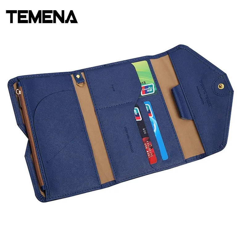 

High Quality Women Passport Wallet Travel Passport Holder PU Passport Cover ID Credit Card Holder Porta pasaporte APH140B