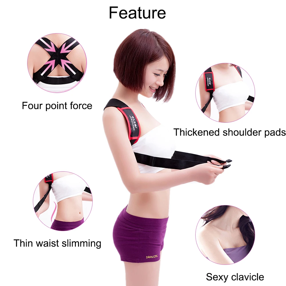 Adjustment Posture Corrector Brace Shoulder Back Support Pain Relief