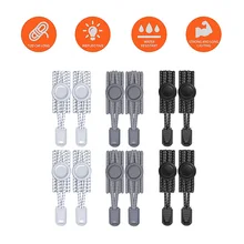 12 шт обувь самоблокирующиеся эластичные шнурки на шнурках спортивные кроссовки для стола компрессионный рукав беговой Футбол Набор для кроссовок