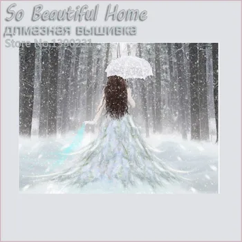 

Beautful Girl 5D Diamond Painting Rhinestones Hand Embroidery Cross Stitch Kit Creative Gift Diamond Mosaic Baby Crafts SF368