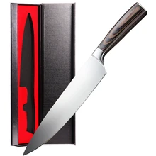 8 дюймов поварской нож из высокоуглеродистой нержавеющей стали острые ножи эргономичное оборудование кухонные инструменты