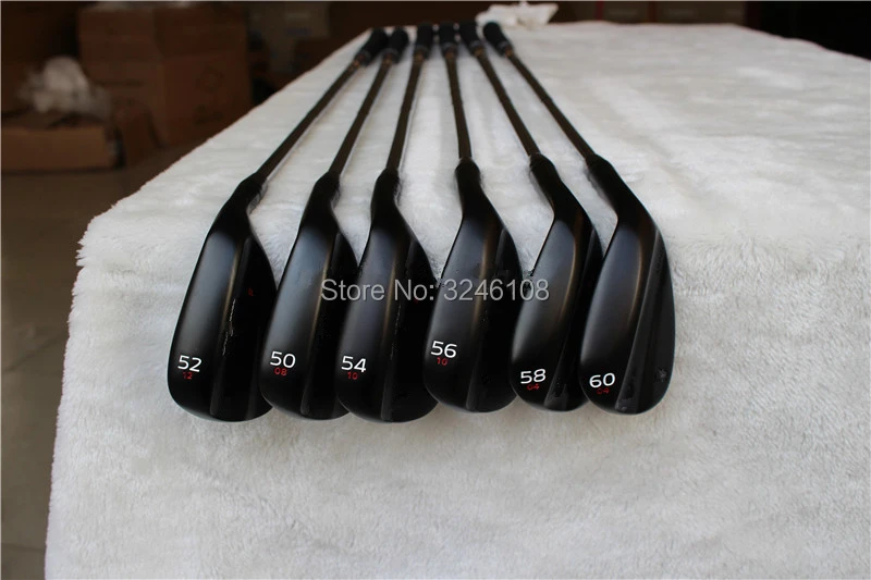 Touredge Golf Clubs de Golf wedges Vokey noir SM6 série coins Degré 50/52/54/56/58/60