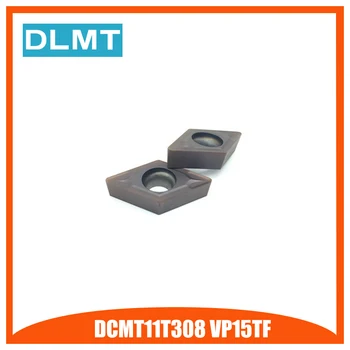 

DCMT11T308 DCMT32.52 VP15TF 10PCS External Turning Tools DCMT 11T308 Carbide insert Lathe cutter Tool Tokarnyy turning insert