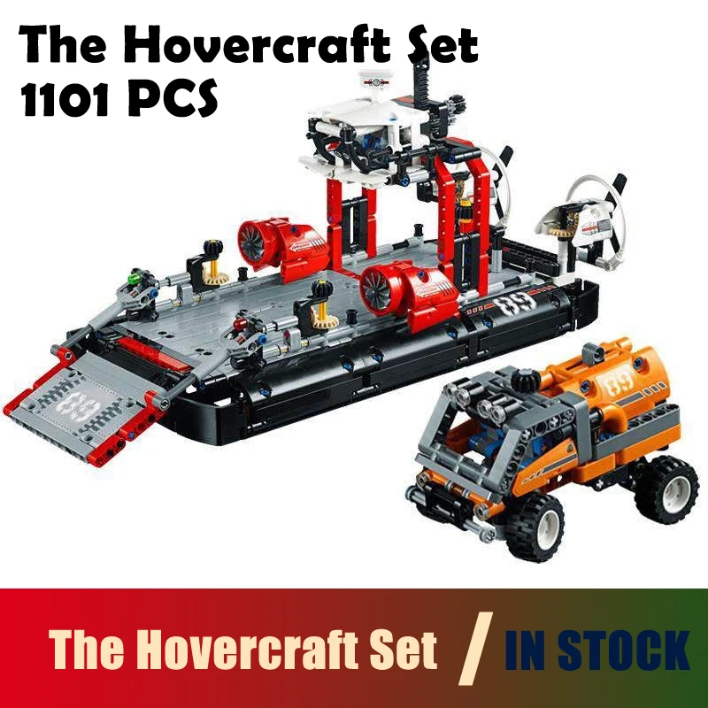 

Models building toy 20078 1101Pcs Technic The Hovercraft Set Building Blocks Compatible with lego Technic 42076 toys & hobbies