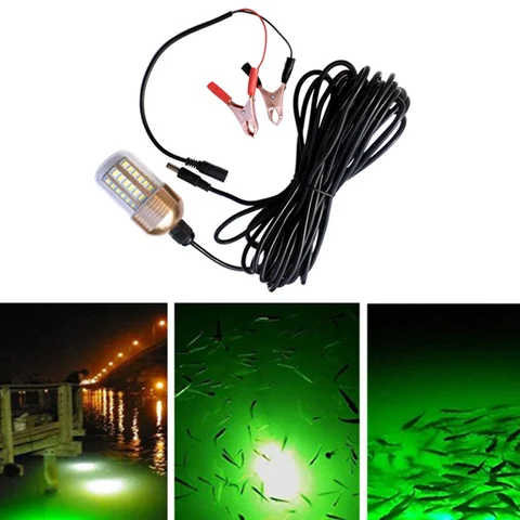 Isca de Pesca Luz para o Mar Mais Novo Led Submersível Noite Pesca Barco 30 w Luz