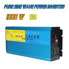 1000 W D12V/AC220V автомобильный Стайлинг инверсор чистая Синусоидальная волна мощность Инвертер Wechselrichter Inversor Veicular