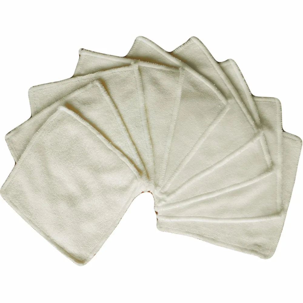12 pieces/lot Alvababy 2 Layers Bamboo Wipe for cleaning Comfortable Baby Wipe Reusable Washable Bamboo Saliva Towel baby wipes