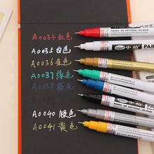 8 шт./компл. Краска Ручка 0,7 мм с использованием тонких игл для трубка ручки знак в ручки Сделай Сам открытка для рук из бумаги для изготовления стандартной окрашенной высокое светильник ручка художественные для поставки