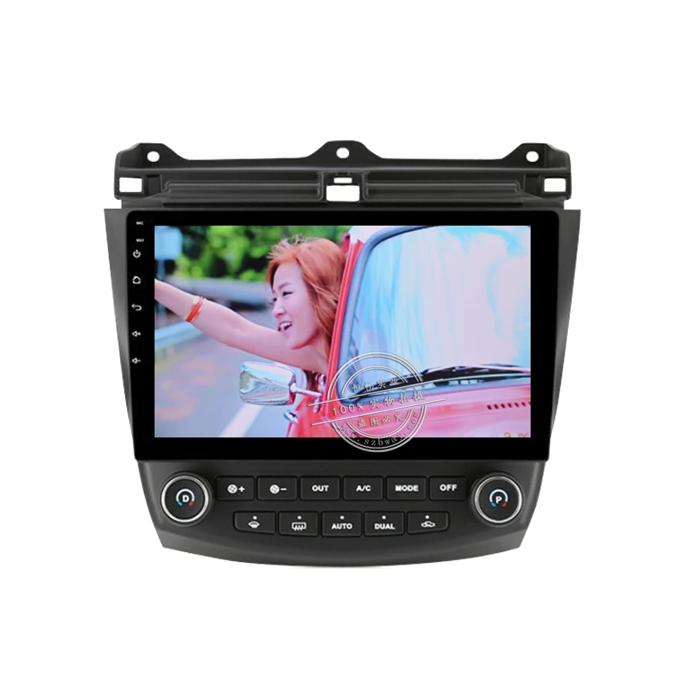 Top HACTIVOL 10.1" Quad core car radio gps navi for Honda Accord 7 2003-2007 android 7.0 car DVD video player with 1G RAM 16G ROM 13