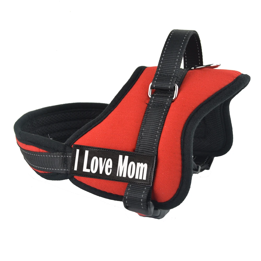 Hot Sale Large Dog Name Harness Small Medium Big Dog Harness Personalized Harness for Dogs