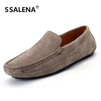 

Men Soft Comfortale Leather Casual Shoes Male Round Toe Slip On Loafers Shoes Men Spring Autumn Soft Sole Boat Shoes AA60820