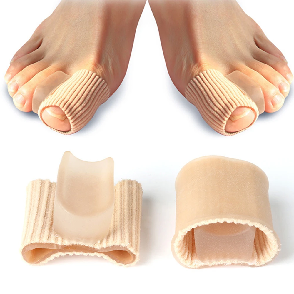 2 шт = 1 пара разделитель пальцев ног вальгусная деформация, корректор ортопедический для ног, корректор кости большого пальца, коррекционный носок для педикюра, выпрямитель