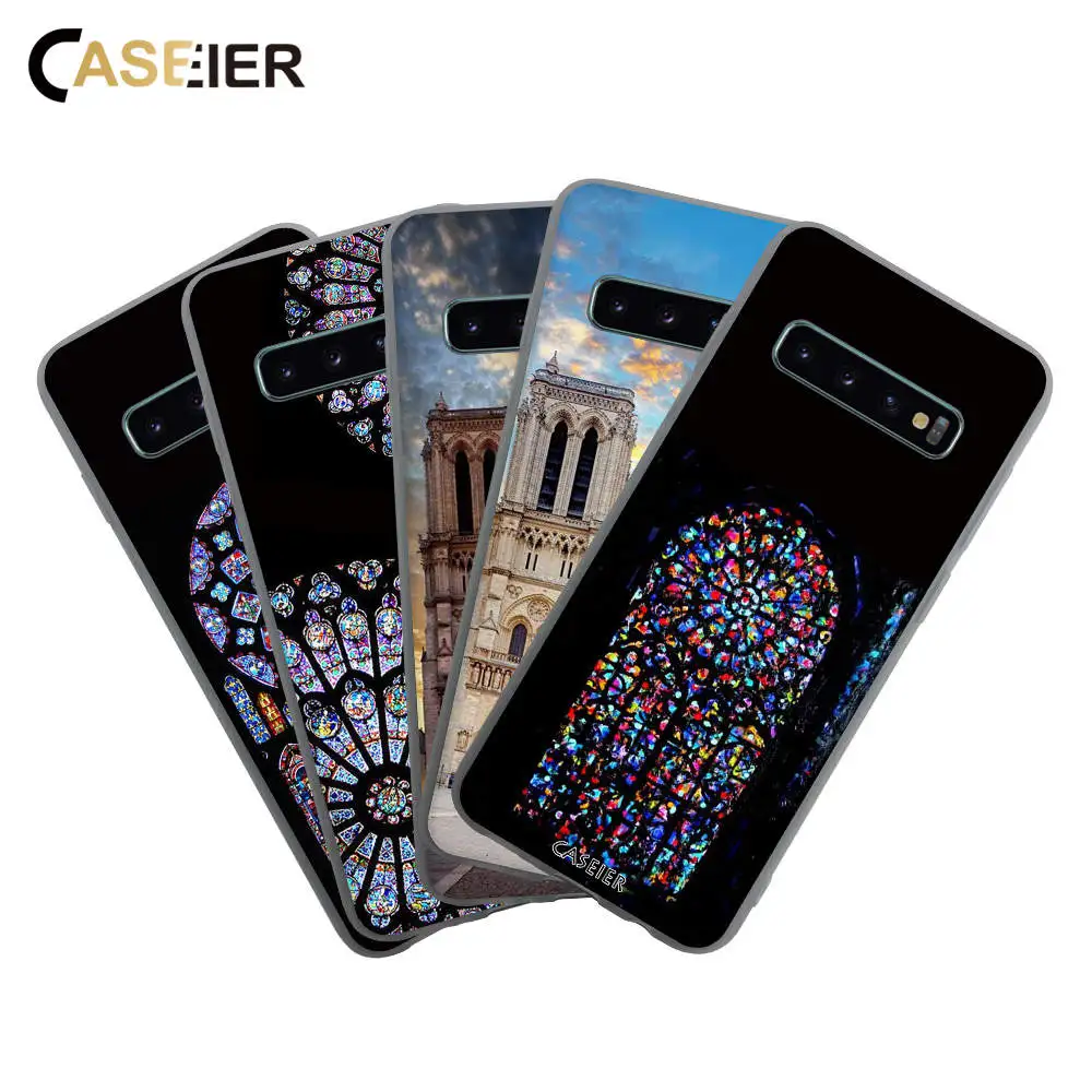 

CASEIER Phone Case For Samsung S8 S9 S10 S10 E Plus Secrets Of Paris Matte Case For Samsung Galaxy A7 A8 A9 Note 8 9 J7 Covers