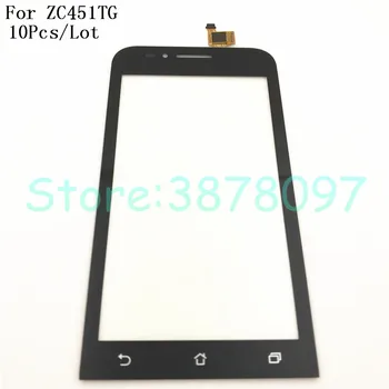 

10Pcs/Lot 4.5" Screen For ASUS ZenFone Go mini ZC451TG Z00SD Touch Screen Digitizer Sensor Outer Glass For ZC451 ZC 451TG