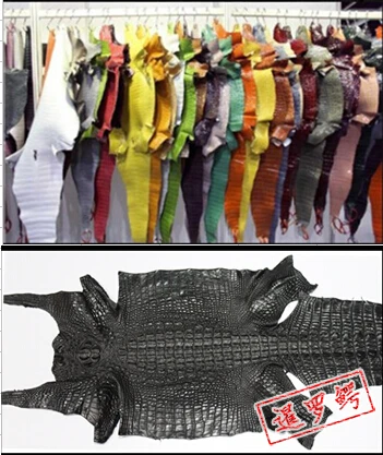 Genuíno couro de crocodilo pasta de pele homens laptop
