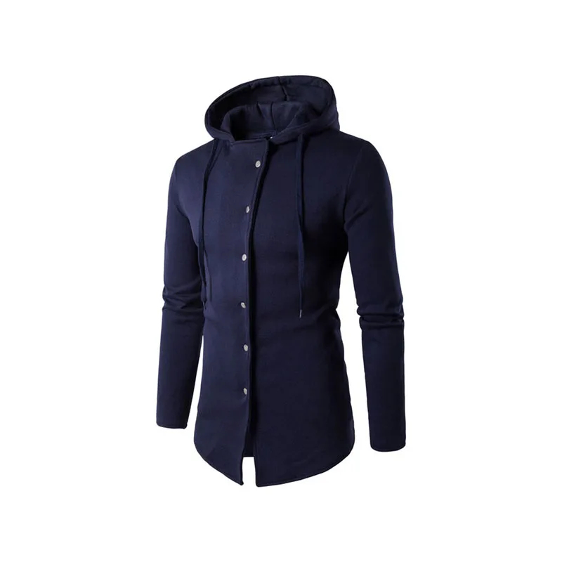 Импортные товары Горячая Мужская шестикнопочная дизайнерская мужская куртка с капюшоном