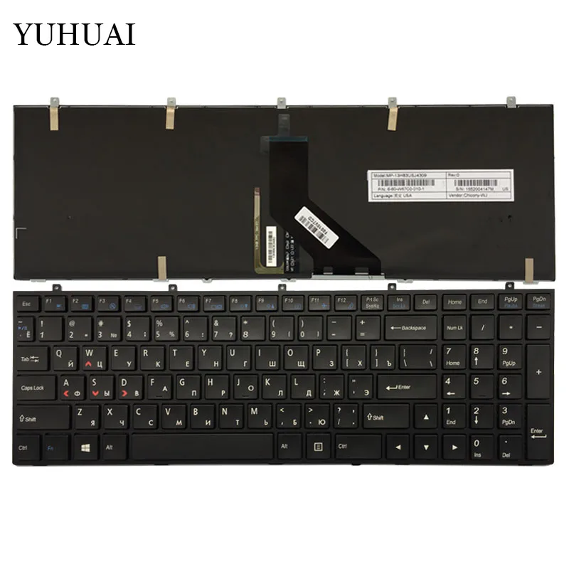 

Russian laptop Keyboard for DNS Clevo W355 W355SSQ W355SDQ W355STQ W670SCQ W670SJQ W670SRQ W670SHQ W670SFQ W670SZQ Sager NP6679