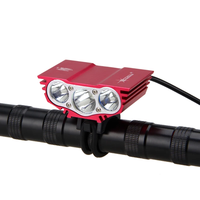 Clearance 8000 Lumens Bicycle Light  T6 LED Cycling Light Front Bike Lamp 4 Mode Torch+ Battery Pack+Charger 15