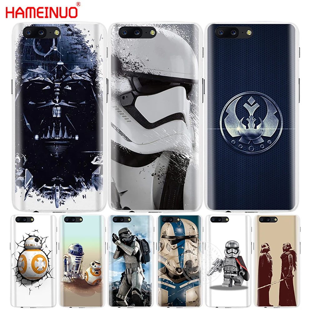 

HAMEINUO star wars R2D2 darth vader Stormtrooper fett cover phone case for Oneplus one plus 5T 5 3 3t 2 X A3000 A5000