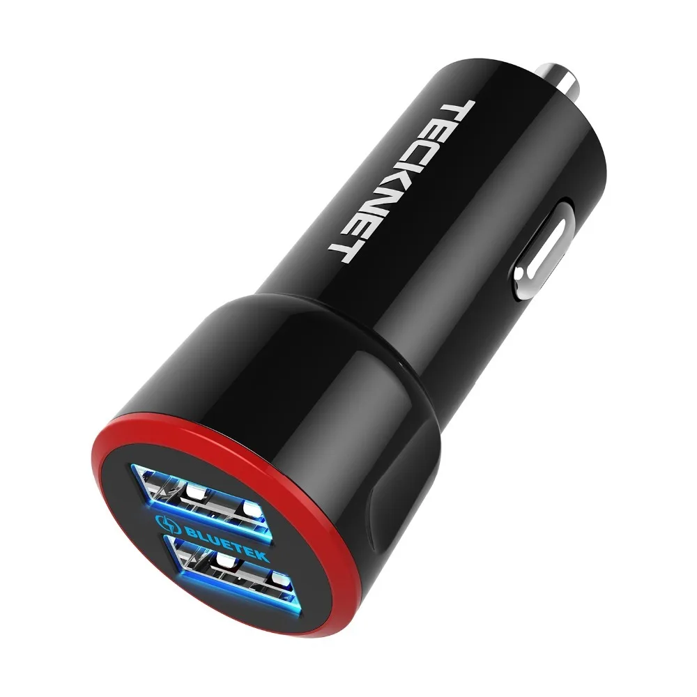 

TECKNET PowerDrive2 USB Car Charger 5V/4.8A Car-Charger USB Smart Charger 5V 2A Quick Phone Charger PowerIQ for iPhone 7 SAMSUNG