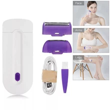USB Rechargeable Women Epilator Portable Hair Removal Tool Rotary Shaver Body Face Leg Bikini lip Depilator Hair Remover laser