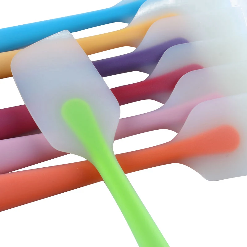 Kitchen baking tools silicone one large scraper cream cake translucent